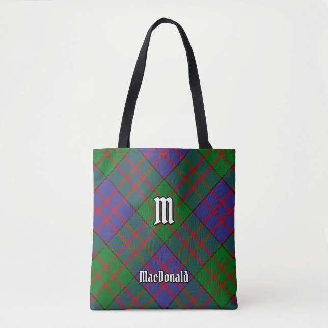Clan MacDonald Tartan Tote Bag Tasche (Vorderseite)