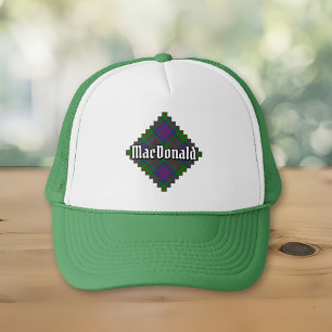 Clan MacDonald Tartan Trucker Hat Truckerkappe
