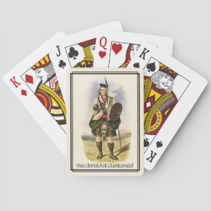 Clan MacDonald von Clanranald Classic Schottland Spielkarten