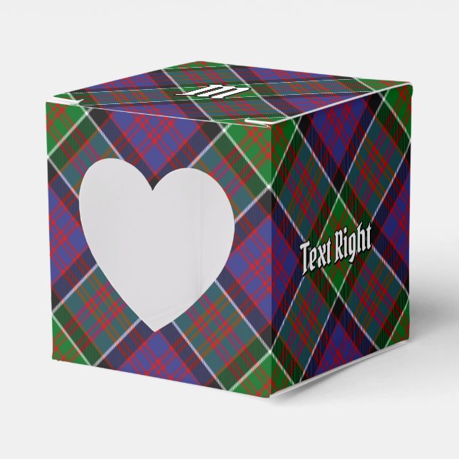 Clan MacDonald von Clanranald Tartan Gefälligkeits Geschenkschachtel (Vorderseite)
