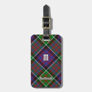 Clan MacDonald von Clanranald Tartan Gepäck Tag Gepäckanhänger