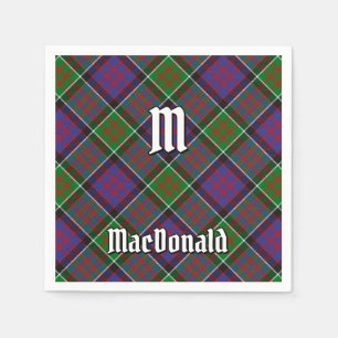 Clan MacDonald von Clanranald Tartan Napkins Serviette