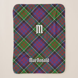 Clan MacDonald von Clanranald Tartan Sherpa Blanke Sherpadecke