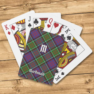 Clan MacDonald von Clanranald Tartan Spielkarten