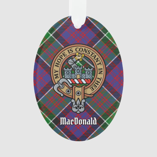 Clan MacDonald von Clanranald Wappen Ornament (Vorderseite)