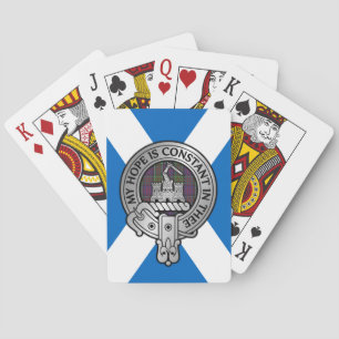 Clan MacDonald von Clanranald Wappen & Tartan Spielkarten