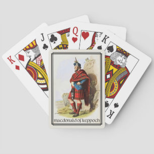 Clan MacDonald von Keppoch Classic Schottland Spielkarten