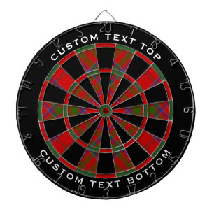 Clan MacDonald von Keppoch Tartan Dart Board Dartscheibe