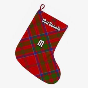 Clan MacDonald von Keppoch Tartan Großer Weihnachtsstrumpf