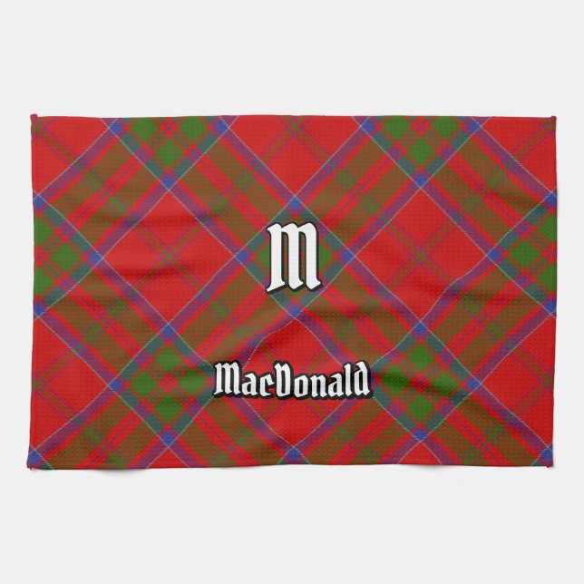 Clan MacDonald von Keppoch Tartan Küchentuch (Horizontal)