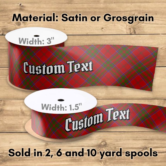 Clan MacDonald von Keppoch Tartan Satin Ribbon Satinband (Von Creator hochgeladen)