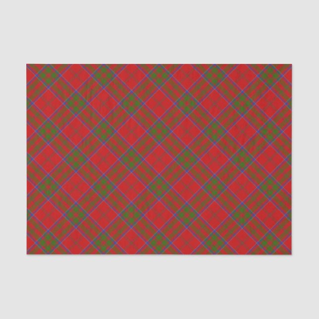 Clan MacDonald von Keppoch Tartan Tissue Paper Seidenpapier (Vorderseite)