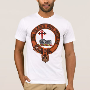 Clan MacDonald von Sleat Familienwappen und Targe T-Shirt