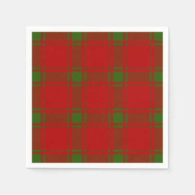 Clan MacDonald von Sleat Tartan Serviette (Vorderseite)