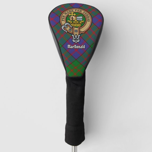 Clan MacDonald Wappen Head Cover Golf Headcover (Vorderseite)