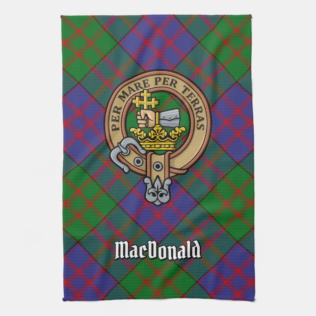 Clan MacDonald Wappen Küchentücher (Vertikal)