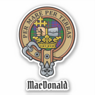 Clan MacDonald Wappen Sticker