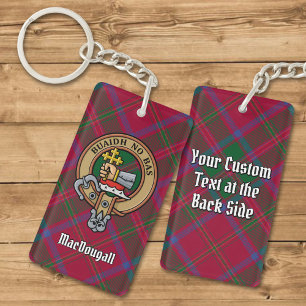 Clan MacDougall Crest sur Tartan