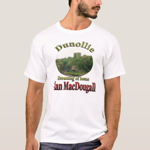Clan MacDougall, das von Zuhause Dunollie Schloss T-Shirt