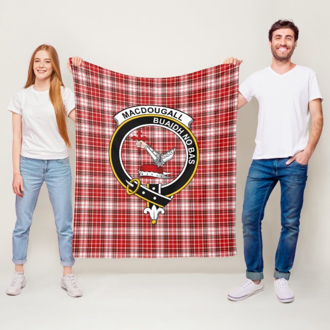 Clan MacDougall Dress Tartan Kariert Fleecedecke (Beispiel)