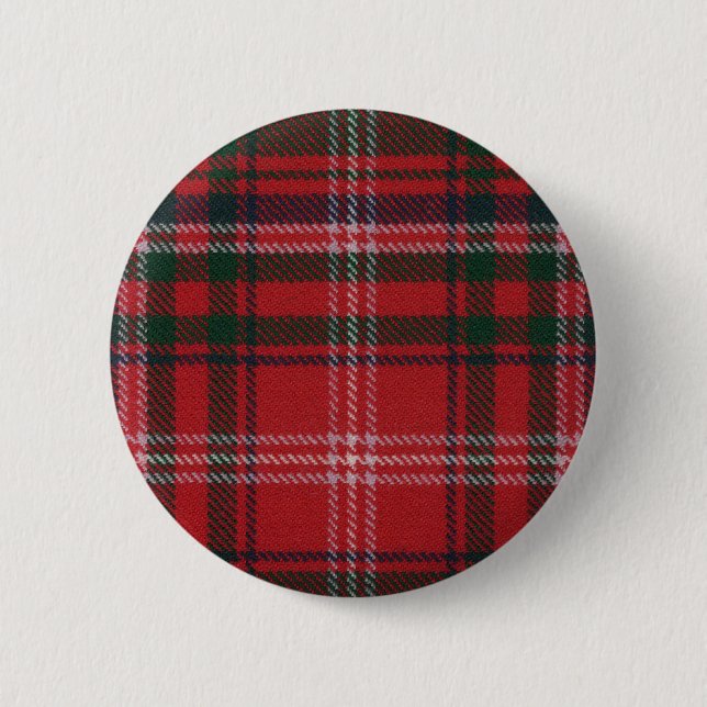 Clan MacDougall Tartan-Knopf Button (Vorderseite)