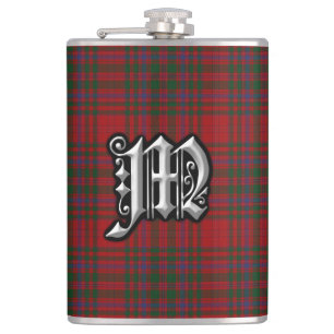Clan MacDougall Tartan Old Scotland Flask Flachmann