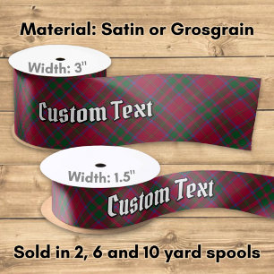 Clan MacDougall Tartan Satinband