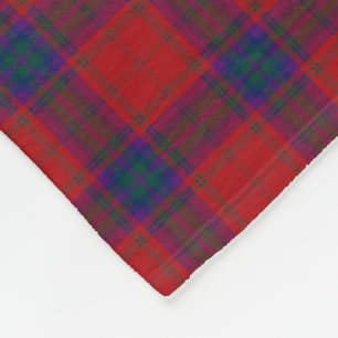 Clan MacDougall Tartan Scottish Red Kariert Fleecedecke