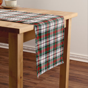 Clan MacDuff Kleidertartan-schottisches kariertes Kurzer Tischläufer