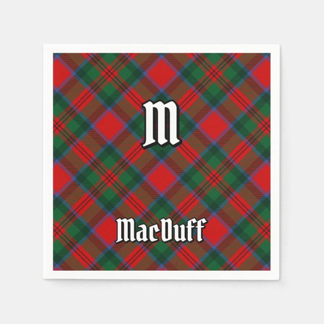 Clan MacDuff Tartan Serviette (Vorderseite)