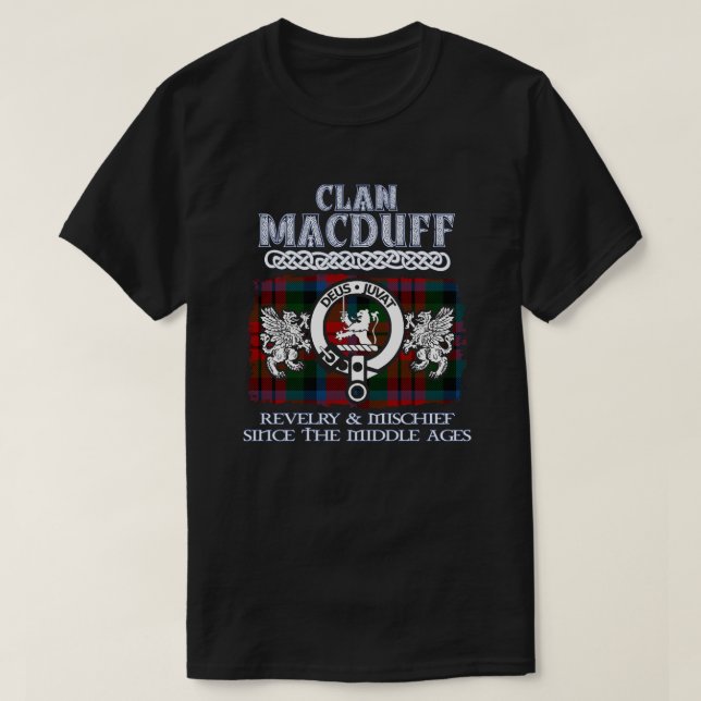 Clan MacDuff Wappen Schottische Clans Schottischer T-Shirt (Design vorne)