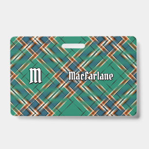 Clan MacFarlane Ancient Hunting Tartan Ausweis