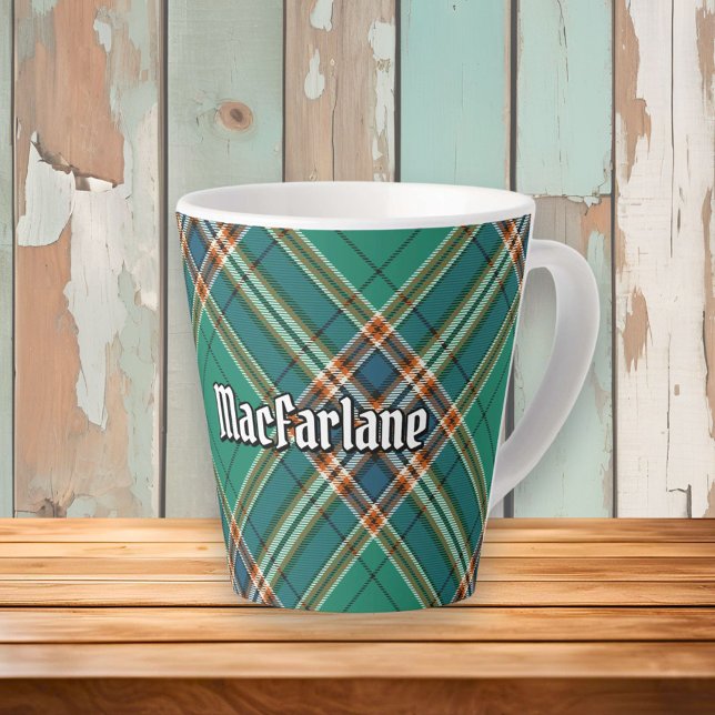 Clan MacFarlane Ancient Hunting Tartan Milchtasse (Von Creator hochgeladen)