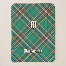 Clan MacFarlane Ancient Hunting Tartan Sherpadecke