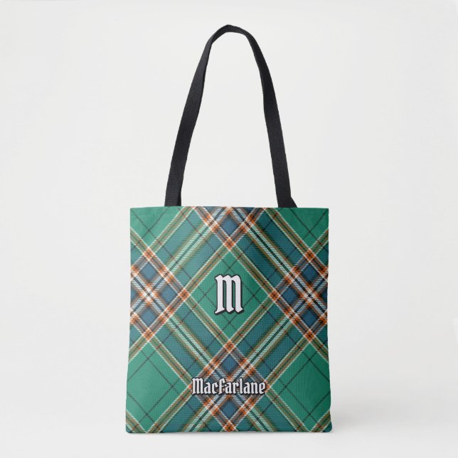 Clan MacFarlane Ancient Hunting Tartan Tasche (Vorderseite)