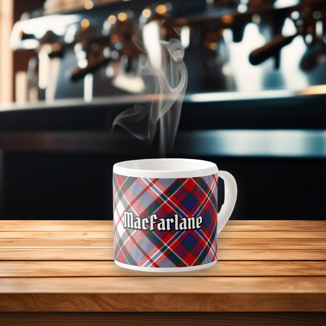 Clan MacFarlane Dress Tartan Espressotasse (Von Creator hochgeladen)