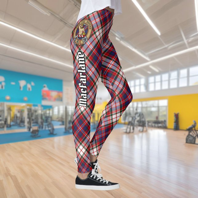 Clan MacFarlane Dress Tartan Leggings (Von Creator hochgeladen)