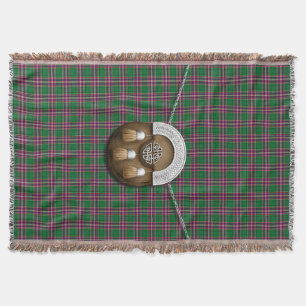 Clan MacFarlane Jagd auf Tartan und Sporran Decke