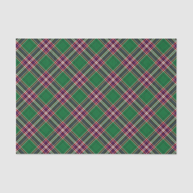 Clan MacFarlane Modern Hunting Tartan Seidenpapier (Vorderseite)