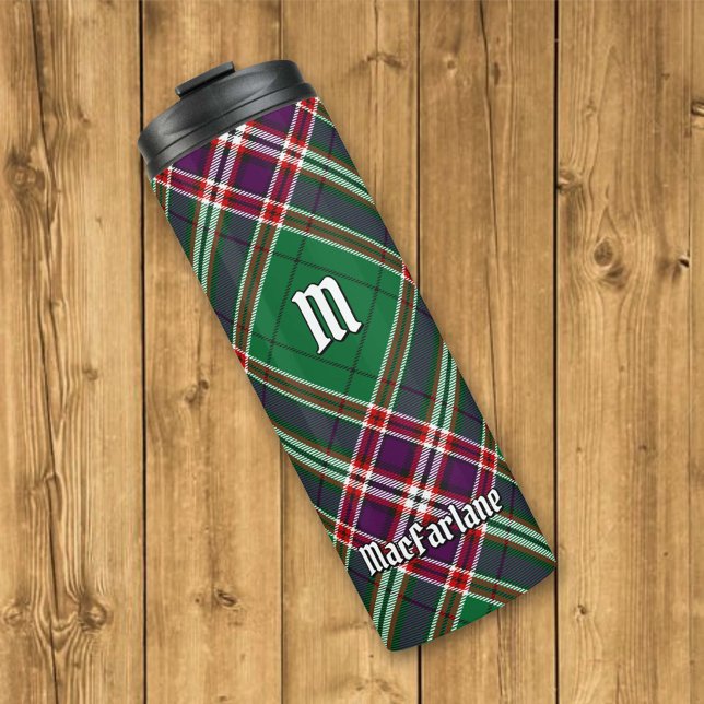 Clan MacFarlane Modern Hunting Tartan Thermosbecher (Von Creator hochgeladen)