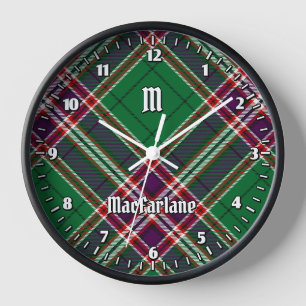 Clan MacFarlane Modern Hunting Tartan Uhr
