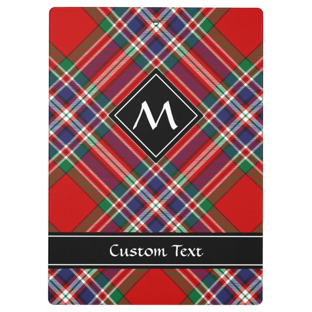 Clan MacFarlane Red Tartan Klemmbrett (Rückseite)