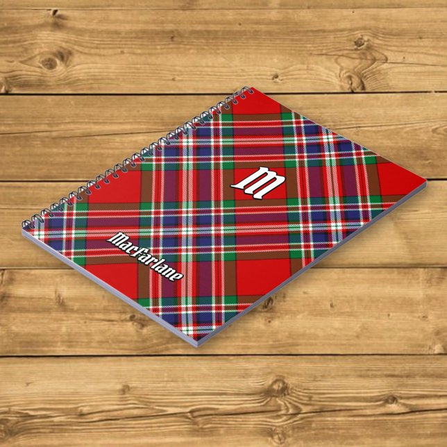 Clan MacFarlane Red Tartan Notizblock (Von Creator hochgeladen)
