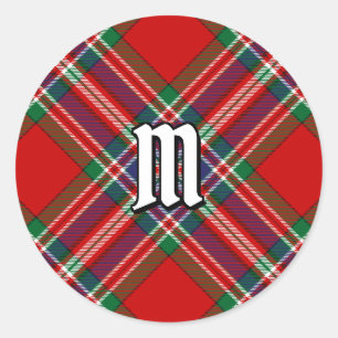 Clan MacFarlane Red Tartan Runder Aufkleber