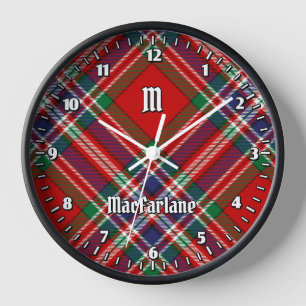 Clan MacFarlane Red Tartan Uhr