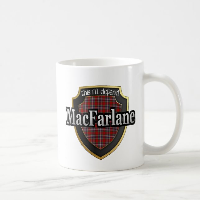 Clan MacFarlane Scottish Dynsty Tartan Tasse Cups (Rechts)