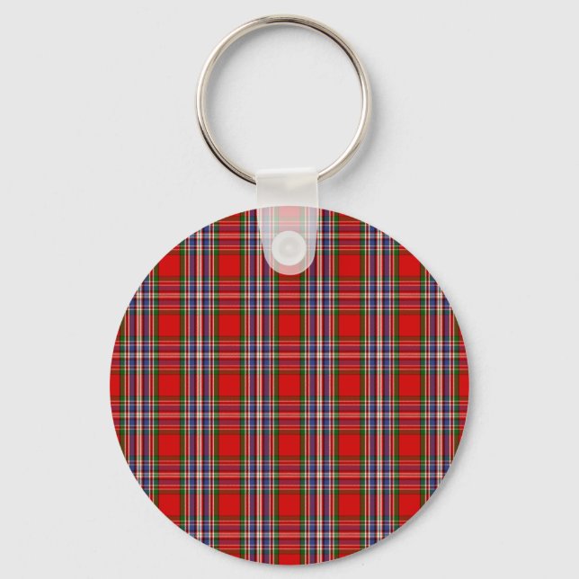 Clan MacFarlane Tartan Schlüsselanhänger (Vorderseite)