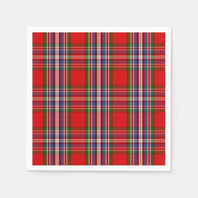 Clan MacFarlane Tartan Serviette (Vorderseite)