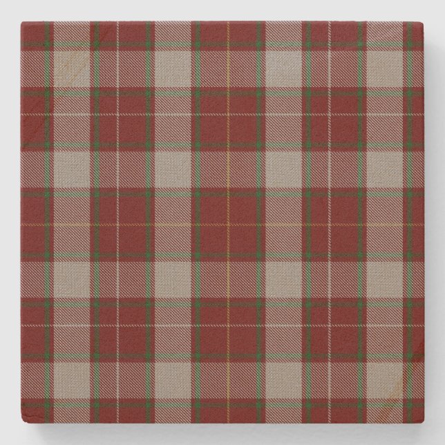 Clan MacFie Dress Tartan Kariert Stone Untersetzer (Vorderseite)