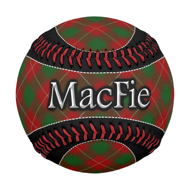 Clan MacFie Scottish Dream Tartan Baseball (Vorderseite)